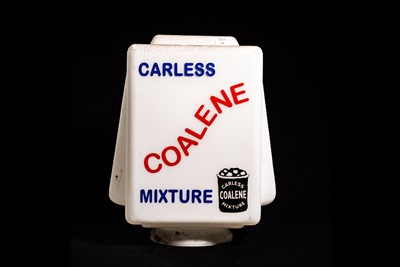 Lot 35 - Carless Coalene Mixture Glass Petrol Pump Globe