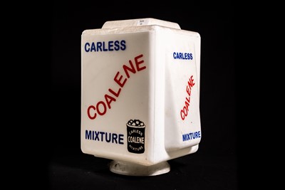 Lot 35 - Carless Coalene Mixture Glass Petrol Pump Globe