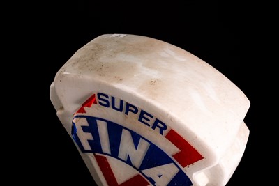 Lot 39 - Super Fina Glass Petrol Pump Globe