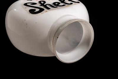 Lot 40 - Sealed Shell Glass Petrol Pump Globe