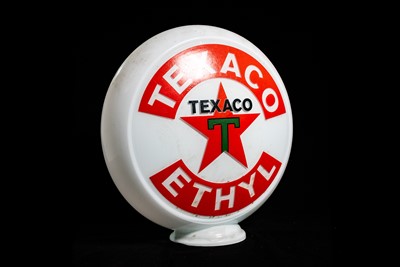 Lot 41 - Texaco Ethyl Glass Petrol Pump Globe