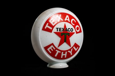 Lot 41 - Texaco Ethyl Glass Petrol Pump Globe