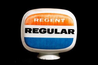 Lot 42 - Regent Regular Glass Petrol Pump Globe