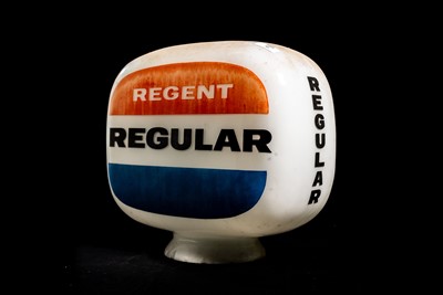 Lot 42 - Regent Regular Glass Petrol Pump Globe