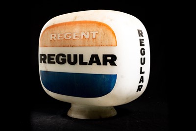 Lot 42 - Regent Regular Glass Petrol Pump Globe
