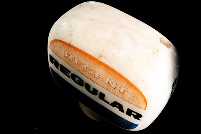 Lot 42 - Regent Regular Glass Petrol Pump Globe