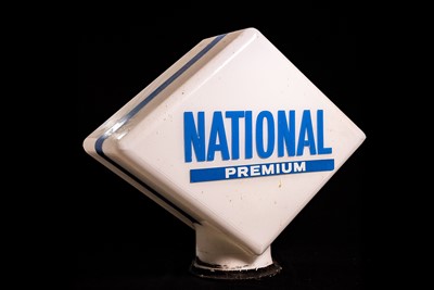 Lot 43 - National Premium Glass Petrol Pump Globe