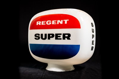 Lot 45 - Regent Super Glass Petrol Pump Globe