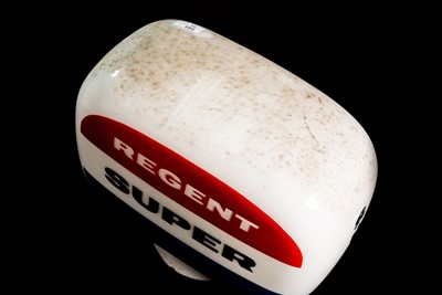 Lot 45 - Regent Super Glass Petrol Pump Globe