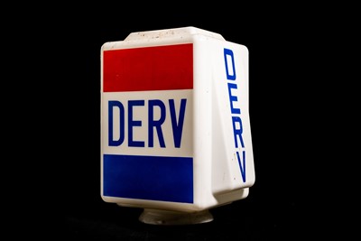 Lot 46 - Regent Derv Glass Petrol Pump Globe