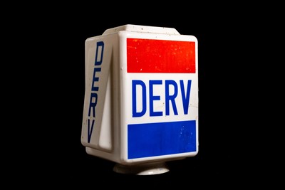 Lot 46 - Regent Derv Glass Petrol Pump Globe
