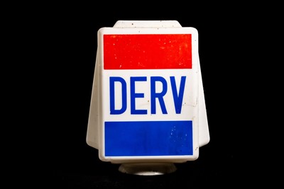 Lot 46 - Regent Derv Glass Petrol Pump Globe