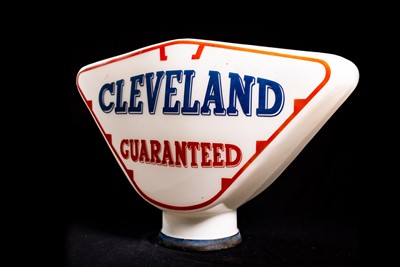 Lot 53 - Cleveland Guaranteed Glass Petrol Pump Globe