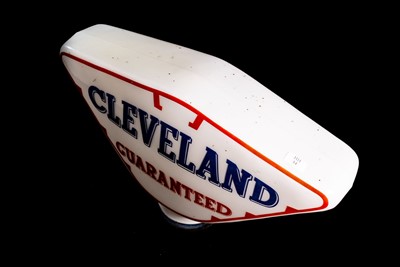 Lot 53 - Cleveland Guaranteed Glass Petrol Pump Globe