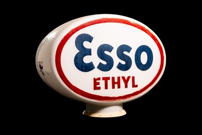 Lot 54 - Esso Ethyl Glass Petrol Pump Globe