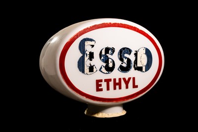 Lot 54 - Esso Ethyl Glass Petrol Pump Globe