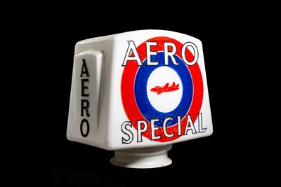 Lot 57 - Aero Special Glass Petrol Pump Globe