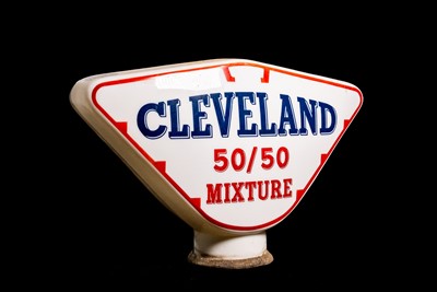 Lot 59 - Cleveland 50/50 Mixture Glass Petrol Pump Globe