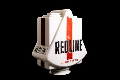 Lot 60 - Redline Guaranteed Glass Petrol Pump Globe