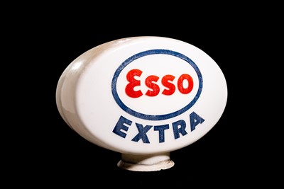 Lot 61 - Esso Extra Glass Petrol Pump Globe