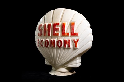 Lot 66 - Shell Economy Glass Petrol Pump Globe