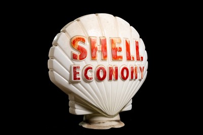 Lot 66 - Shell Economy Glass Petrol Pump Globe