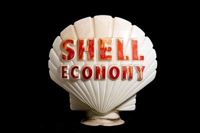 Lot 66 - Shell Economy Glass Petrol Pump Globe