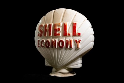 Lot 66 - Shell Economy Glass Petrol Pump Globe