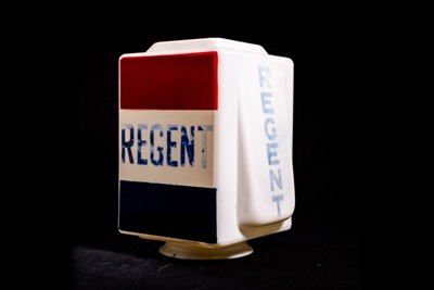 Lot 68 - Regent Glass Petrol Pump Globe