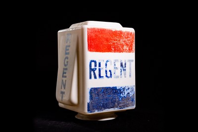Lot 68 - Regent Glass Petrol Pump Globe