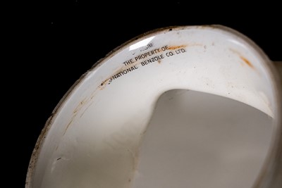 Lot 70 - National Economy Glass Petrol Pump Globe