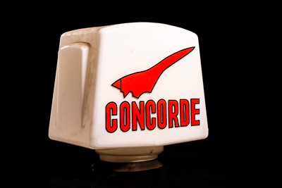 Lot 71 - Concorde Glass Petrol Pump Globe