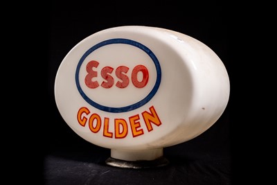 Lot 72 - Esso Golden Petrol Pump Globe