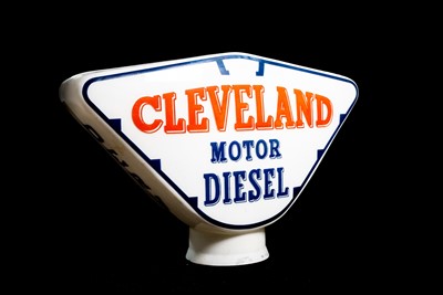 Lot 76 - Cleveland Motor Diesel Glass Petrol Pump Globe