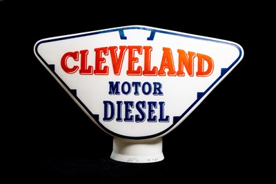 Lot 76 - Cleveland Motor Diesel Glass Petrol Pump Globe