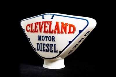 Lot 76 - Cleveland Motor Diesel Glass Petrol Pump Globe