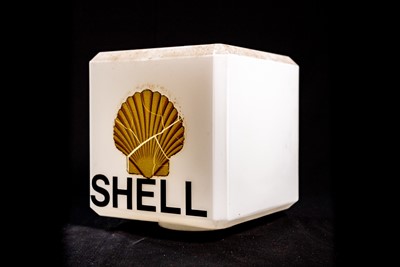Lot 79 - Shell Glass Petrol Pump Globe