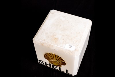 Lot 79 - Shell Glass Petrol Pump Globe