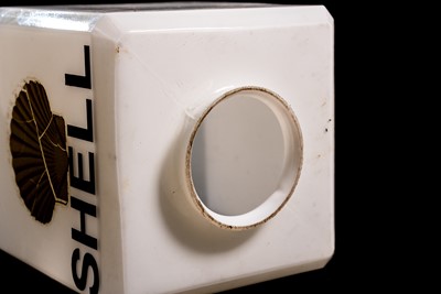 Lot 79 - Shell Glass Petrol Pump Globe