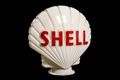 Lot 80 - Shell Glass Petrol Pump Globe