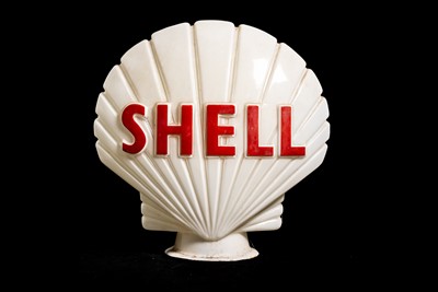 Lot 80 - Shell Glass Petrol Pump Globe