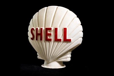 Lot 80 - Shell Glass Petrol Pump Globe