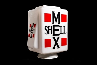 Lot 83 - Shell Mex Glass Petrol Pump Globe
