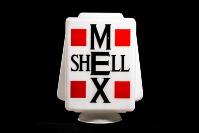 Lot 83 - Shell Mex Glass Petrol Pump Globe