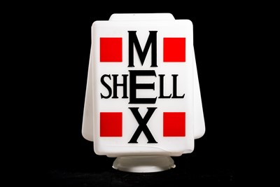 Lot 83 - Shell Mex Glass Petrol Pump Globe