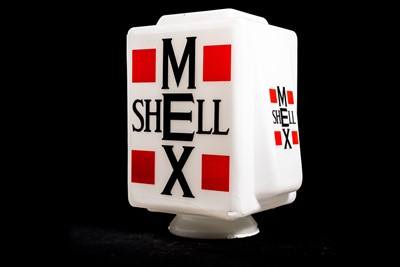 Lot 83 - Shell Mex Glass Petrol Pump Globe