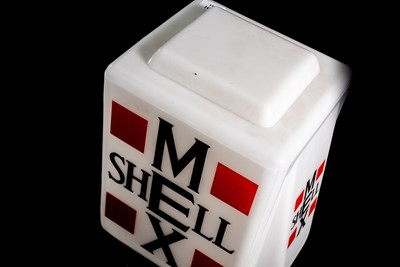 Lot 83 - Shell Mex Glass Petrol Pump Globe