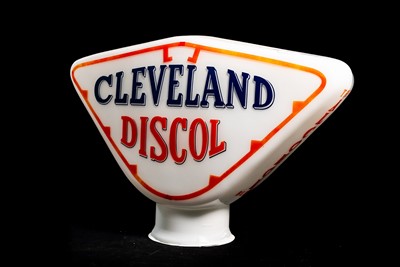 Lot 84 - Cleveland Discol Glass Petrol Pump