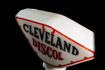 Lot 84 - Cleveland Discol Glass Petrol Pump