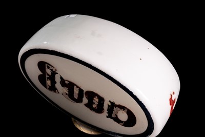 Lot 86 - Esso / Pool Glass Petrol Pump Globe